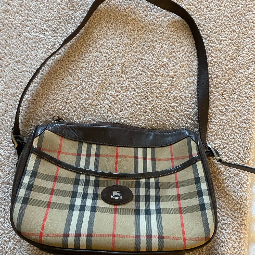 Burberry Vintage Nova Check Shoulder Bag